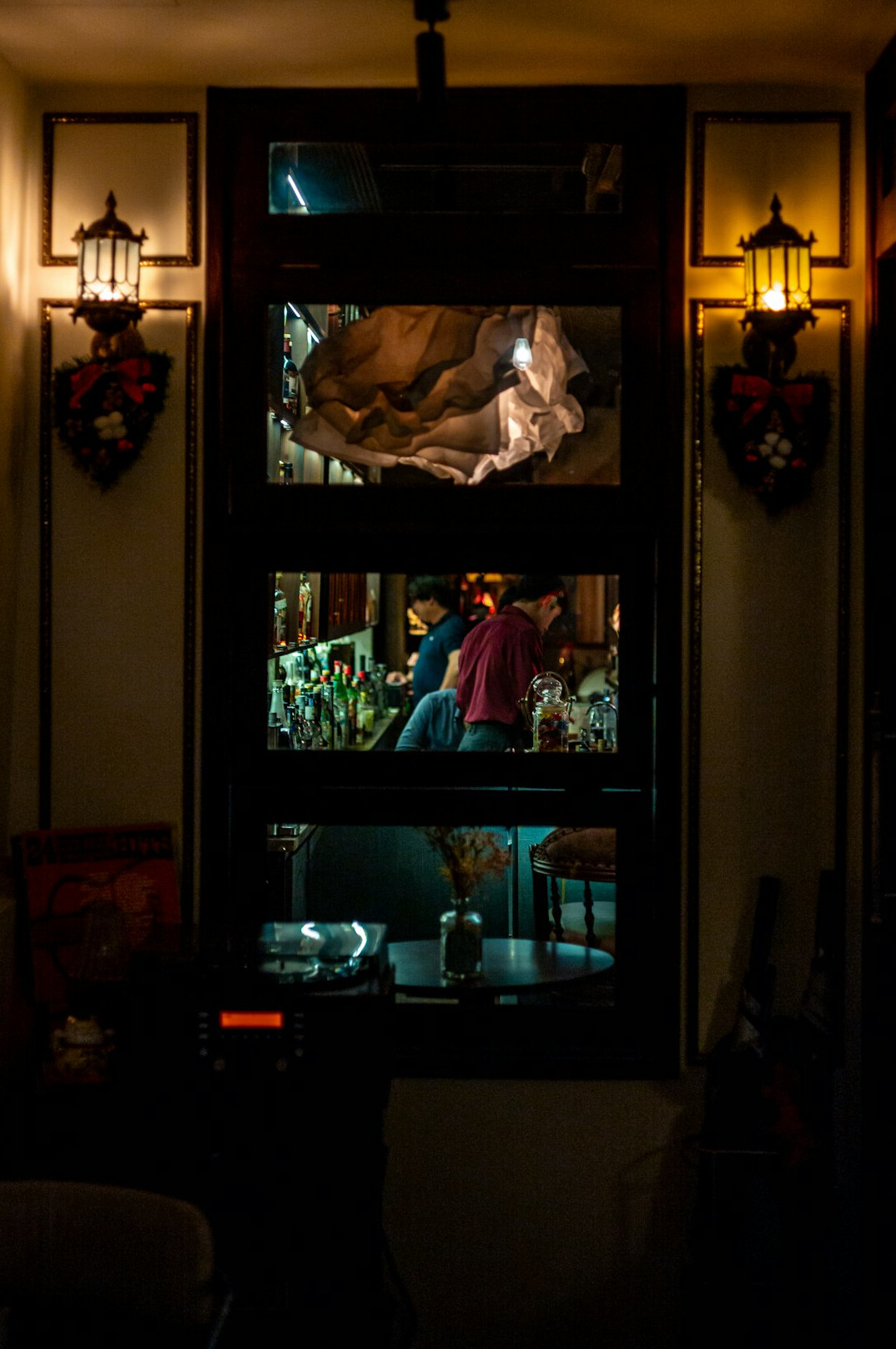 Video editing suite with multiple monitors showing footage